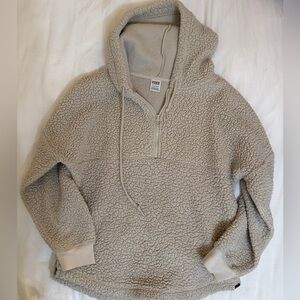 PINK Victoria's Secret Cream Sherpa Jacket